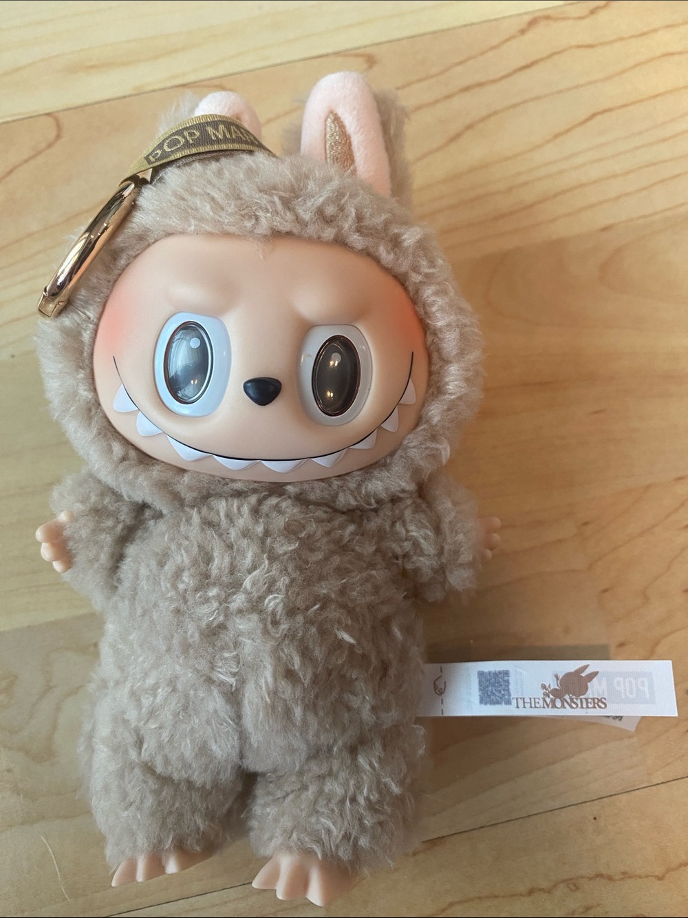 Pop Mart 7” The Monsters Plush Furry Beige Bunny Doll